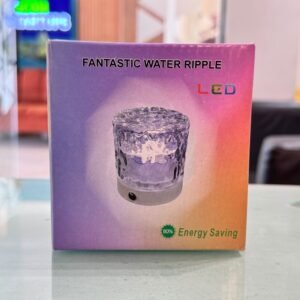 Water Ripple Lamp | 16-Color Rotating LED Night Light with Remote