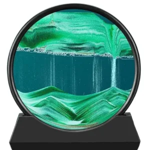 Moving Sand Art Picture  | 3D Dynamic Deep Sea Sandscape with Display Stand | Random Color